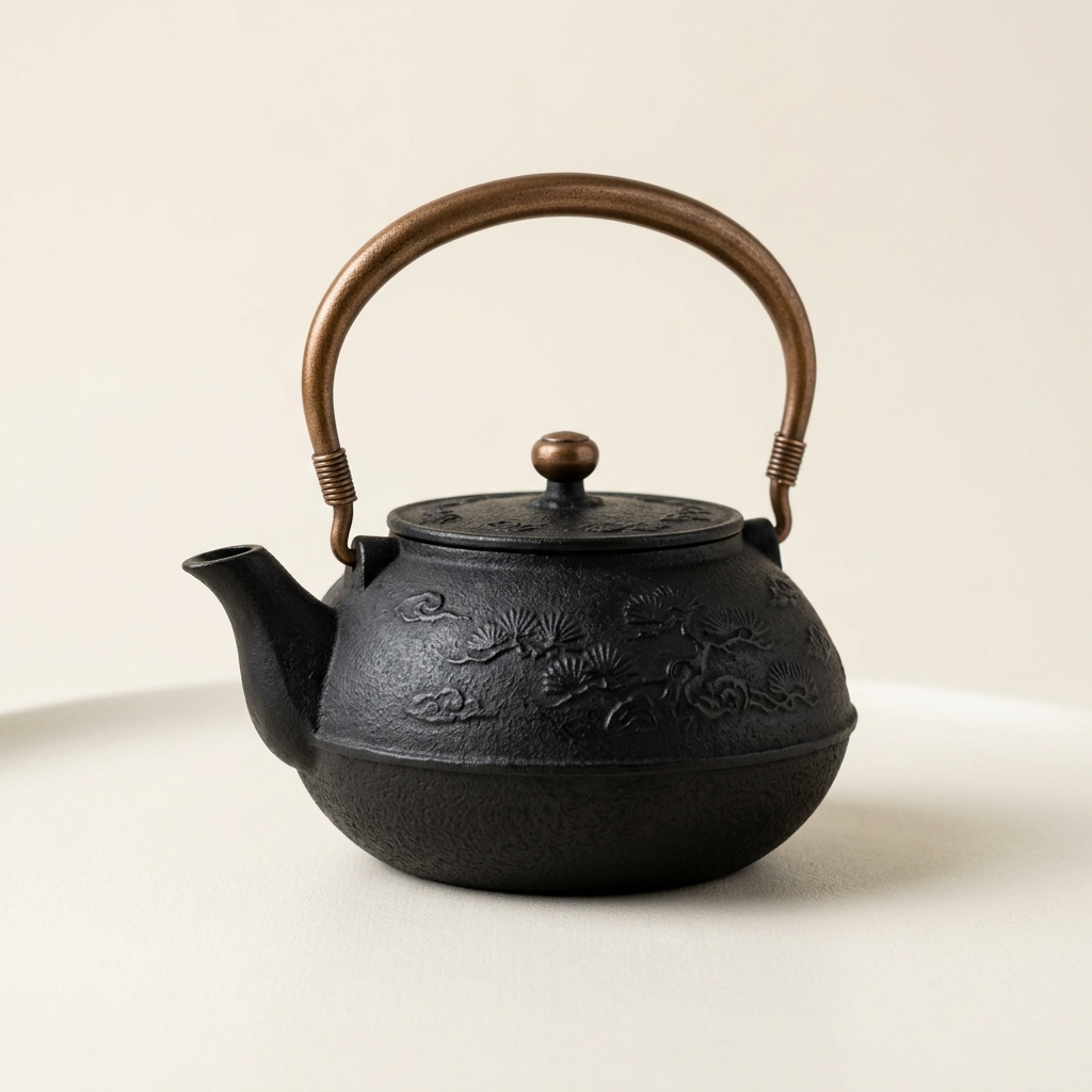Théière en Fonte Noire